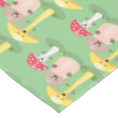 Cute kawaii paddenstoel tafelkleed (Gekanteld)
