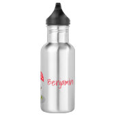 Cute kawaii paddenstoel waterfles  (Rechts)