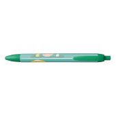 Cute kawaii paddenstoel zwarte inkt pen (Achterkant)