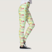 Cute kawaii paddenstoelschimmels cartoon leggings (Rechts)