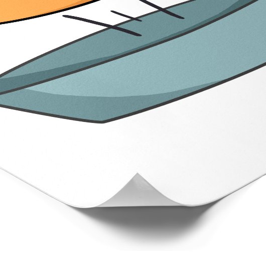 Cute Kawaii Pancake Poster (Hoek)