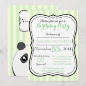 Cute Kawaii panda beer Kaart (Voorkant / Achterkant)