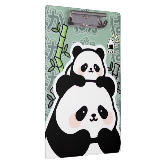 Cute Kawaii Panda Clipboard Klembord (Rechts)