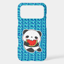 Cute Kawaii Panda Eet Watermeloen Hoesje