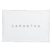 Cute Kawaii Panda | Jouw namen toevoegen Kussensloop (Achterkant)