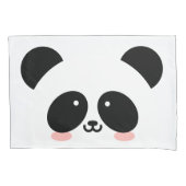 Cute Kawaii Panda | Jouw namen toevoegen Kussensloop (Voorkant)