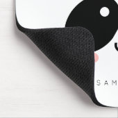 Cute Kawaii Panda | Jouw namen toevoegen Muismat (Hoek)