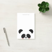 Cute Kawaii Panda | Jouw namen toevoegen Post-it® Notes (Kantoor)