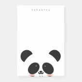 Cute Kawaii Panda | Jouw namen toevoegen Post-it® Notes (Voorkant)