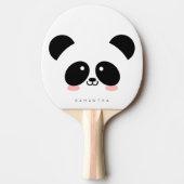 Cute Kawaii Panda | Jouw namen toevoegen Tafeltennisbatje (Voorkant)