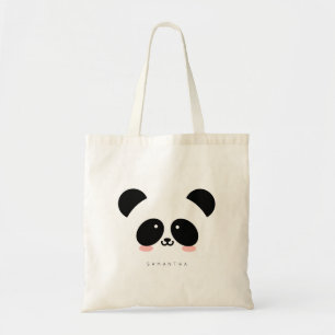 Cute Kawaii Panda   Jouw namen toevoegen Tote Bag