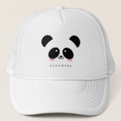 Cute Kawaii Panda | Jouw namen toevoegen Trucker Pet (Voorkant)