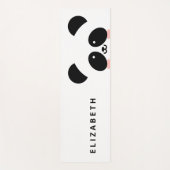 Cute Kawaii Panda | Jouw namen toevoegen Yogamat (Voorkant)