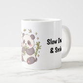 Cute Kawaii Panda Mok – Rustig Aan & Lach (Voorkant rechts)
