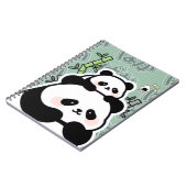 Cute Kawaii Panda Notebook Notitieboek (Linkerzijde)