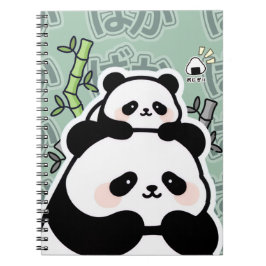 Cute Kawaii Panda Notebook Notitieboek