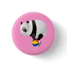Cute Kawaii Panda on Ball