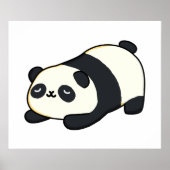 Cute Kawaii Panda Poster (Voorkant)
