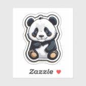 Cute Kawaii Panda Sticker (Vel)