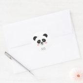 Cute Kawaii Panda Sticker – Custom Name Stickers (Envelop)