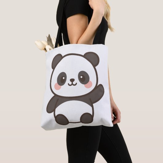 Cute Kawaii Panda Tote Bag 🐼👜 (Dichtbij)