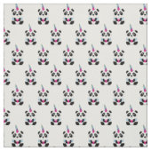 Cute Kawaii Panda Unicorn Pandicorn Pattern Stof (Swatch)