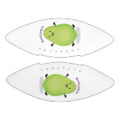 Cute kawaii papaya paw cartoon illustratie american football (Panelen)