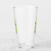 Cute kawaii papaya paw cartoon illustratie glas (Rechts)