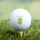 Cute kawaii papaya paw cartoon illustratie golfballen (Insitu Shirt)