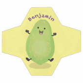 Cute kawaii papaya paw cartoon illustratie voetbal (Enkel)