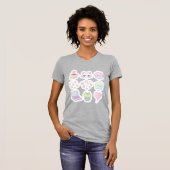 Cute Kawaii Pastel Sticker Pack Aesthetic Dames T-shirt (Voorkant volledig)