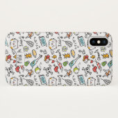 Cute Kawaii Pattern aangepaste monogram telefoonge Case-Mate iPhone Case (Achterkant (horizontaal))