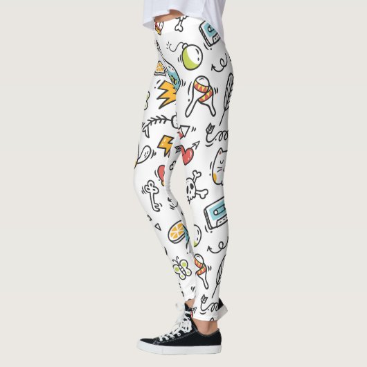 Cute Kawaii Pattern-leggings Leggings (Links)