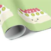 Cute Kawaii Pavlova Cadeaupapier (Rol Hoek)