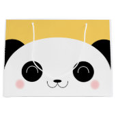 Cute Kawaii Peekaboo Panda Face Large Cadeautasje (Voorkant)