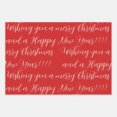 Cute kawaii penguin and gingerbread  inpakpapier vel (Voorkant 3)