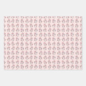 Cute kawaii penguin and gingerbread  inpakpapier vel (Voorkant)