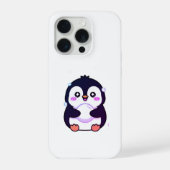 Cute Kawaii Penguin Winter Phone Case iPhone Hoesje (Achterkant)