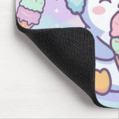 Cute Kawaii Penguin with Ice Cream Mouse Pad Muismat (Hoek)
