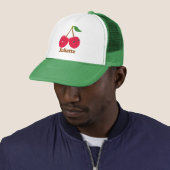 Cute Kawaii Personalized Cherry Trucker Pet (In situ)