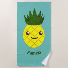 Cute Kawaii Pineapple Strandlaken