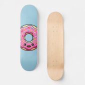 Cute Kawaii Pink Donut Persoonlijk Skateboard (Voorkant)