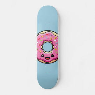 Cute Kawaii Pink Donut Persoonlijk Skateboard