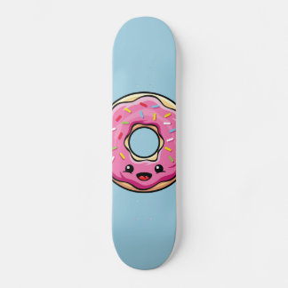 Cute Kawaii Pink Donut Persoonlijk Skateboard