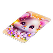 Cute Kawaii Pink Mouse Magneet (Linkerzijde)
