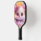 Cute Kawaii Pink Mouse Pickleball Paddle (Links)