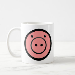 Cute Kawaii Pink Piggy Vector Art Koffiemok