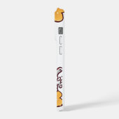 Cute Kawaii Pizza Phone Case Funny Cheesy Food iPhone Hoesje (Linkerkant)