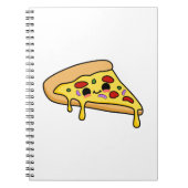 Cute Kawaii Pizza Slice Notitieboek (Voorkant)