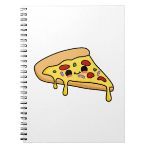 Cute Kawaii Pizza Slice Notitieboek